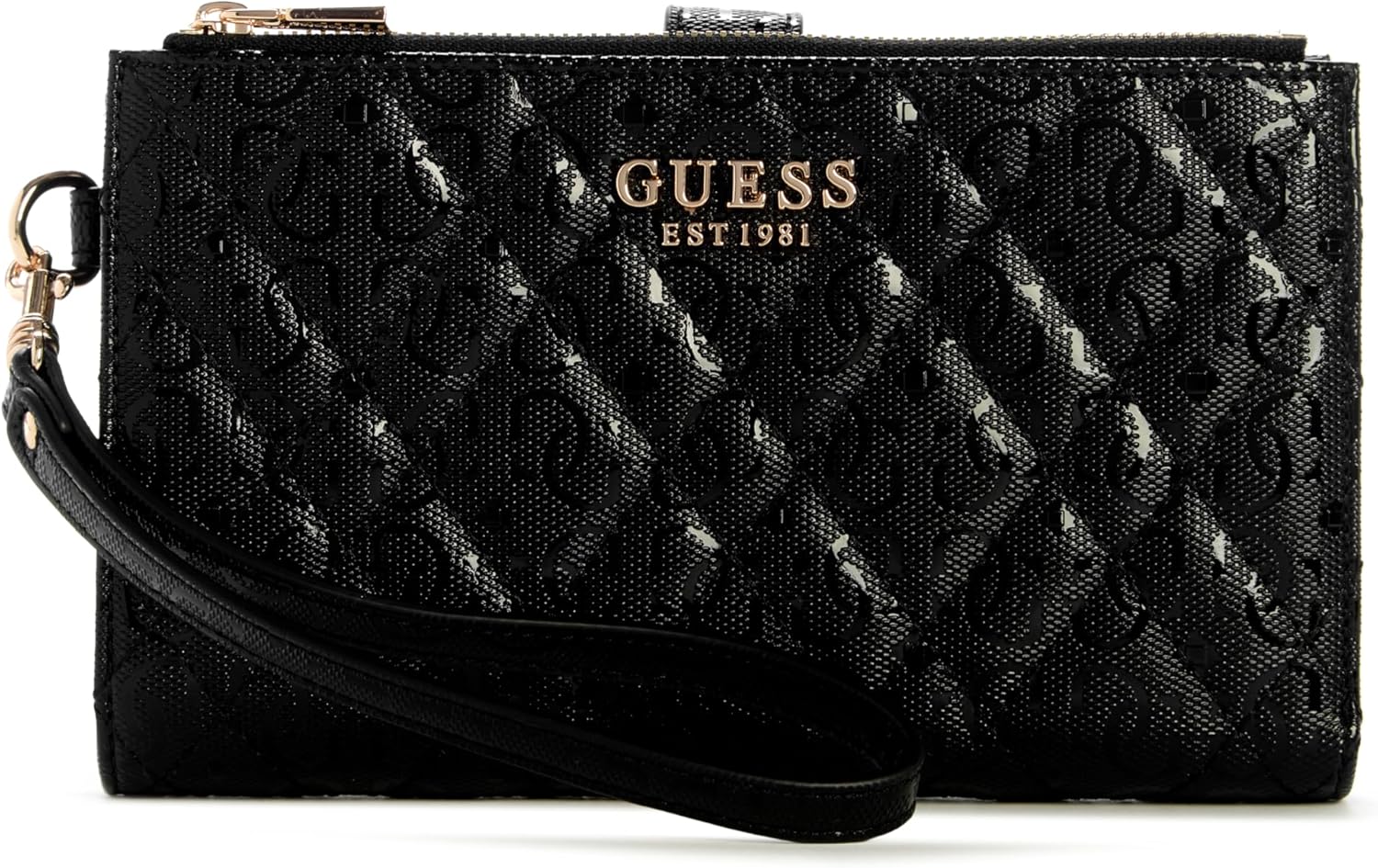 Кошелек GUESS Isemay с двумя молниями, черный
Кошелек GUESS Isemay с двумя молниями, черный