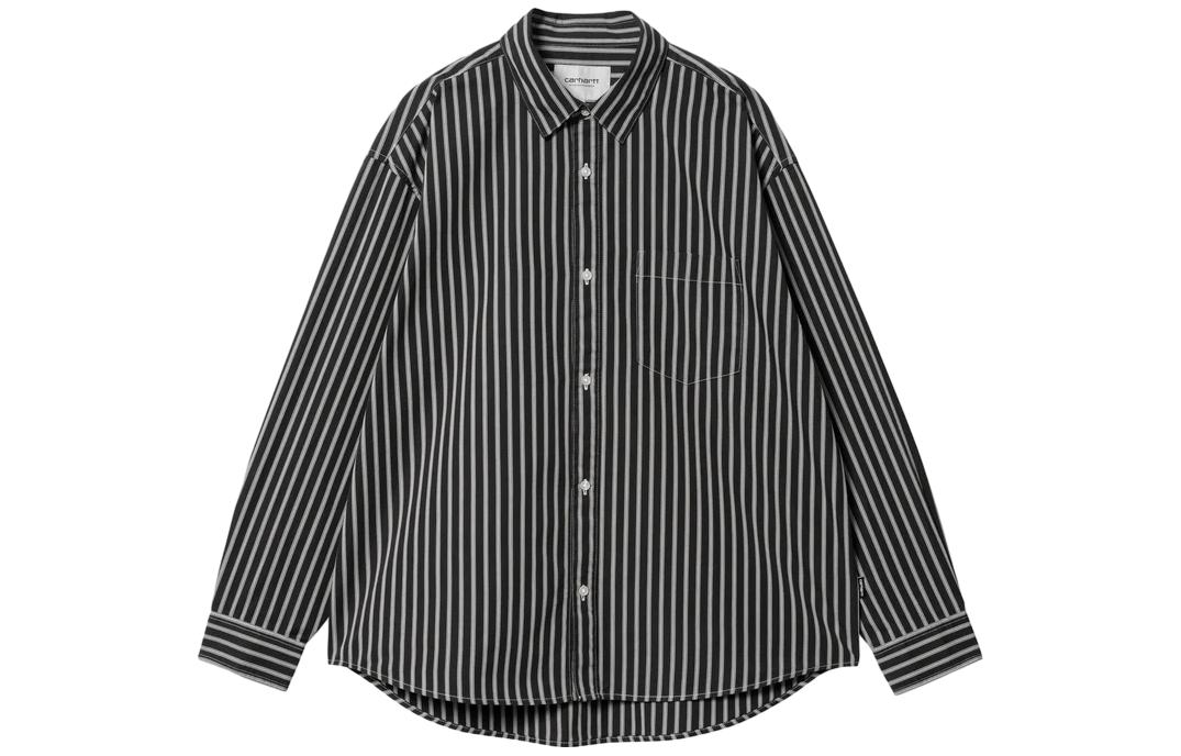 Carhartt WIP Рубашка Ligety Stripe мужская black
Carhartt WIP Рубашка Ligety Stripe мужская black