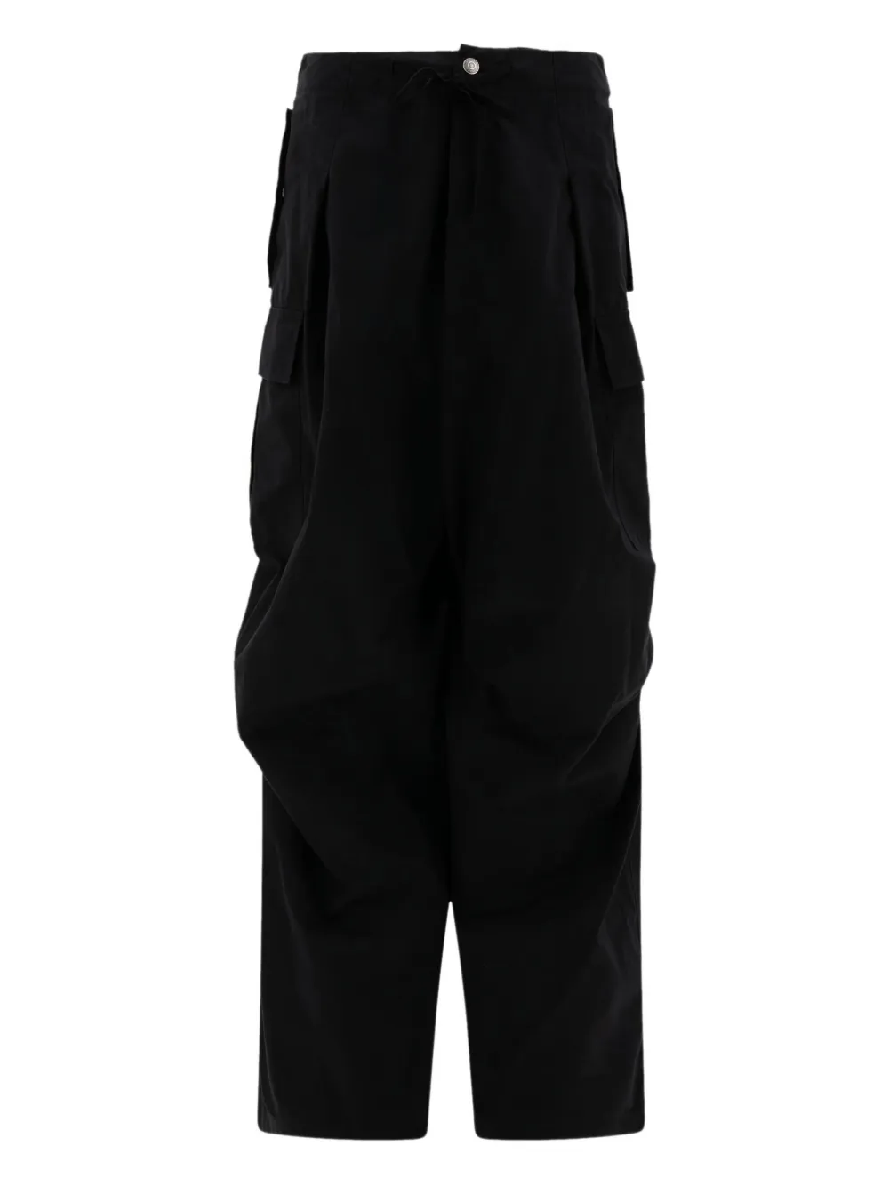 Брюки карго со складками Alexander McQueen, черный
Брюки карго со складками Alexander McQueen, черный