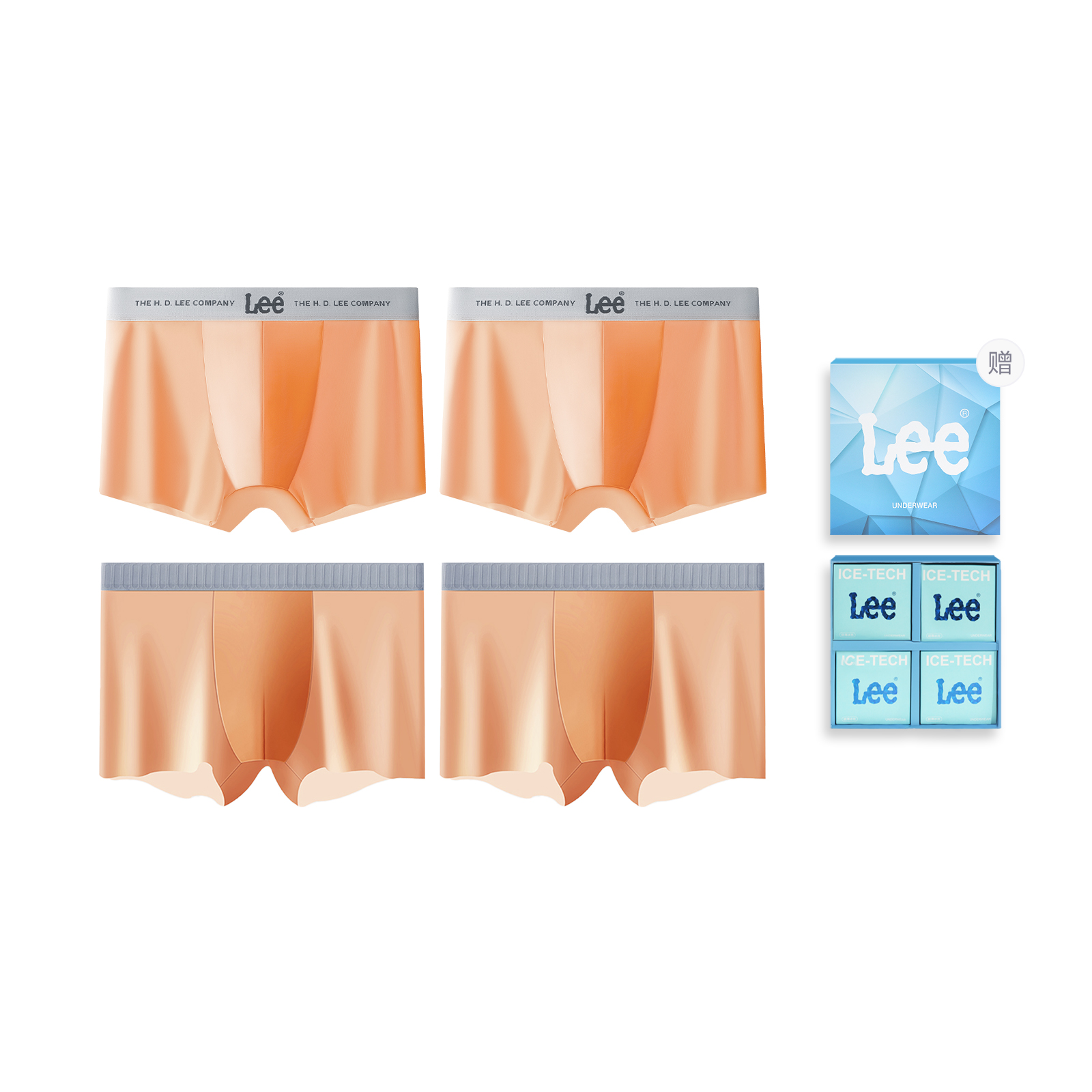 Lee Подарочный набор мужского белья SS23 Ice Series, 4 штуки
Lee Подарочный набор мужского белья SS23 Ice Series, 4 штуки