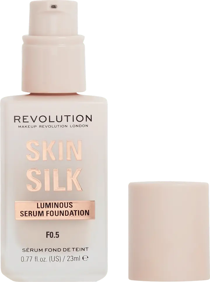 Тональный крем REVOLUTION Foundation Skin Silk Serum F0.5, 23 ml
Тональный крем REVOLUTION Foundation Skin Silk Serum F0.5, 23 ml