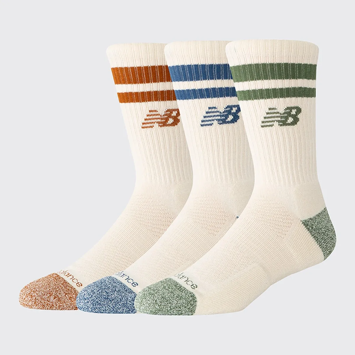 Носки Active в полоску - комплект из 3 штук New Balance, мультиколор
Носки Active в полоску - комплект из 3 штук New Balance, мультиколор