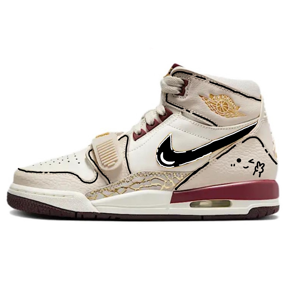 Детские баскетбольные кроссовки Legacy 312 с высоким берцем для подростков Jordan, бежевый
Детские баскетбольные кроссовки Legacy 312 с высоким берцем для подростков Jordan, бежевый