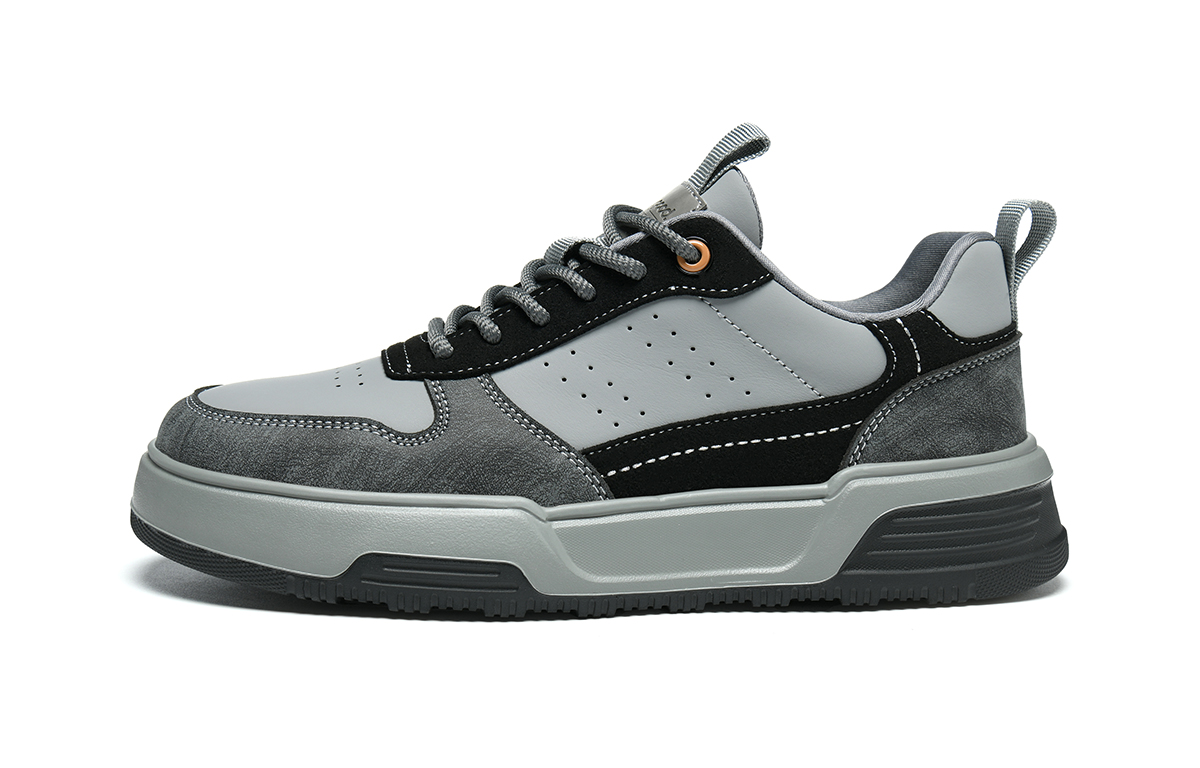 Винтажные универсальные повседневные спортивные скейтбордские туфли HLA, черно-серые
Винтажные универсальные повседневные спортивные скейтбордские туфли HLA, черно-серые