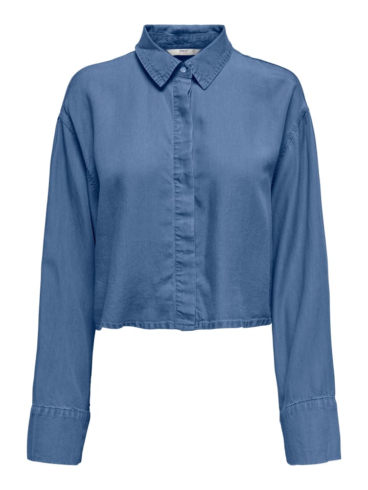 Блузка ONLY, Средне-синий деним
Блузка ONLY, Средне-синий деним