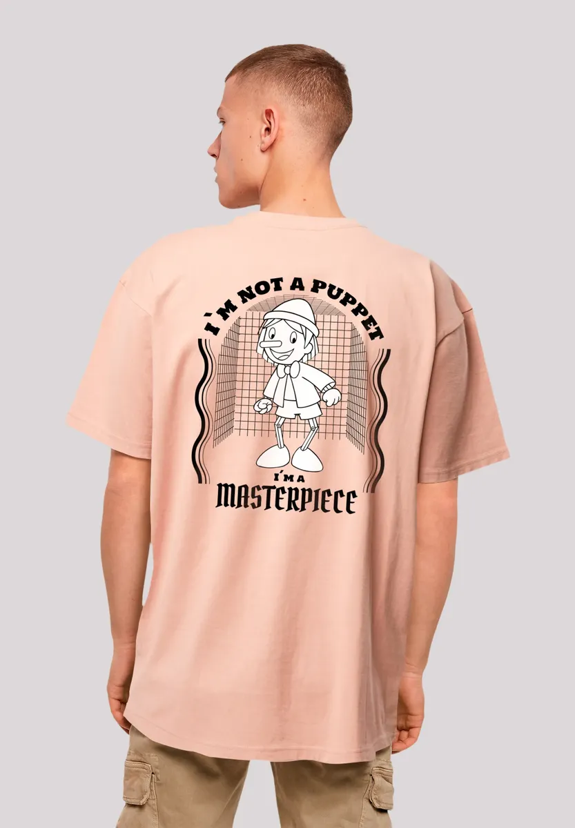 F4NT4STIC Футболка "Буратино-герои детства", ностальгия, ретро-принт, детская серия, цвет Amber