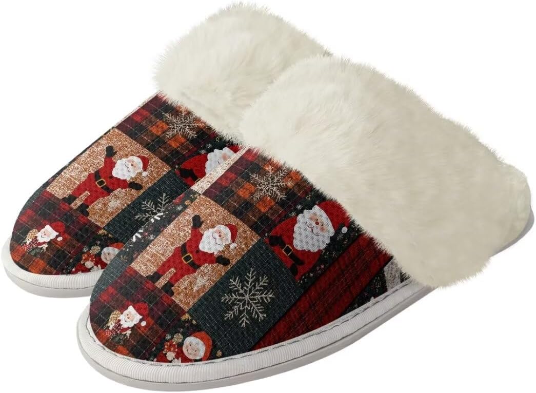 Рождественские унисекс пушистые тапочки для пары, легкие зимние домашние тапочки с противоскользящей подошвой Xixirimido, Christmas Man
Рождественские унисекс пушистые тапочки для пары, легкие зимние домашние тапочки с противоскользящей подошвой Xixirimido, Christmas Man