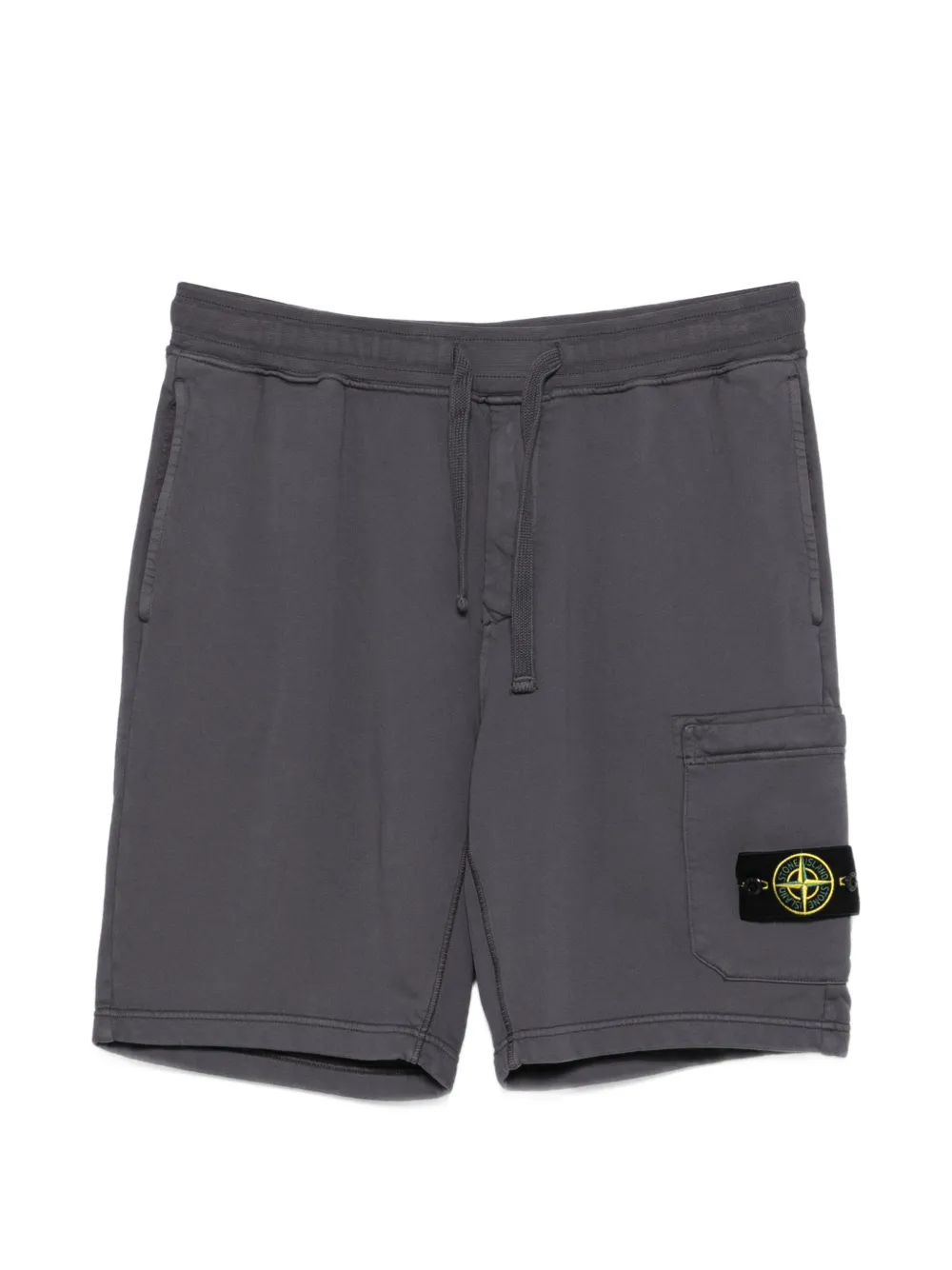 Шорты с нашивкой-логотипом и накладными карманами Stone Island, синий
Шорты с нашивкой-логотипом и накладными карманами Stone Island, синий