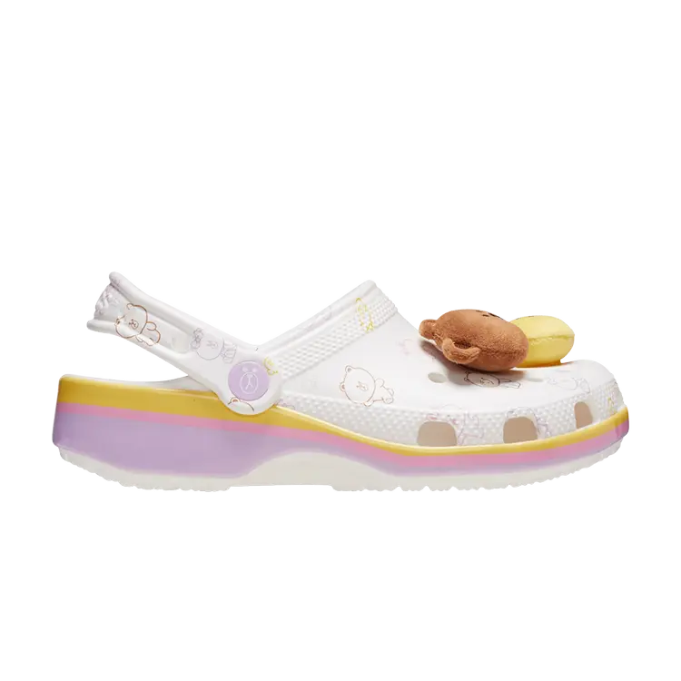 Кроссовки Line Friends x Classic Clog Kids, цвет Brown & Friends 
Кроссовки Line Friends x Classic Clog Kids, цвет Brown & Friends