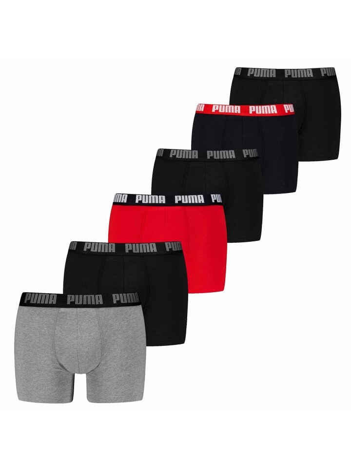 Боксерские трусы Puma, цвет grau/schwarz/rot
Боксерские трусы Puma, цвет grau/schwarz/rot
