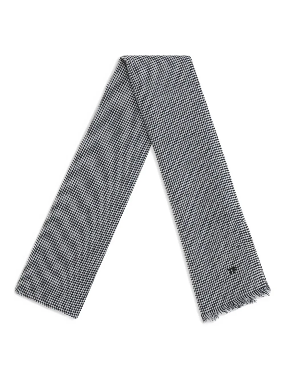 Шарф в гусиную лапку с бахромой TOM FORD, черный
Шарф в гусиную лапку с бахромой TOM FORD, черный