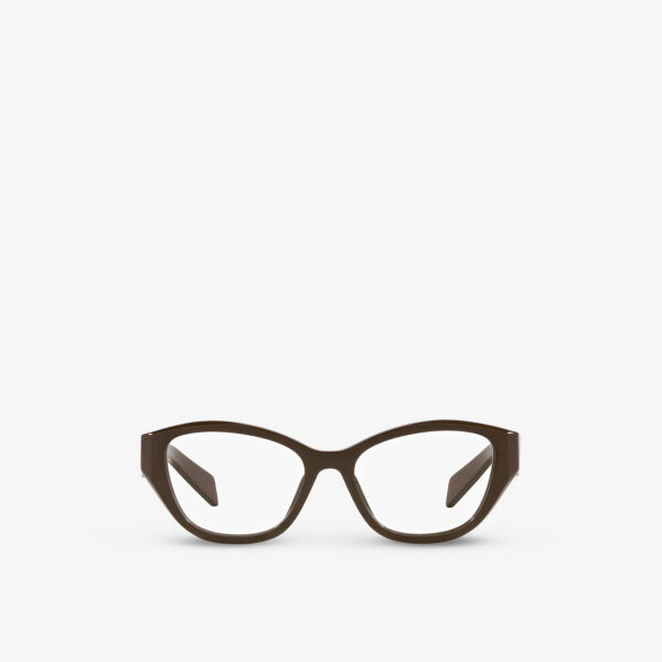 Очки PR 21ZV в неправильной оправе из ацетата ацетата Prada, зеленый
Очки PR 21ZV в неправильной оправе из ацетата ацетата Prada, зеленый