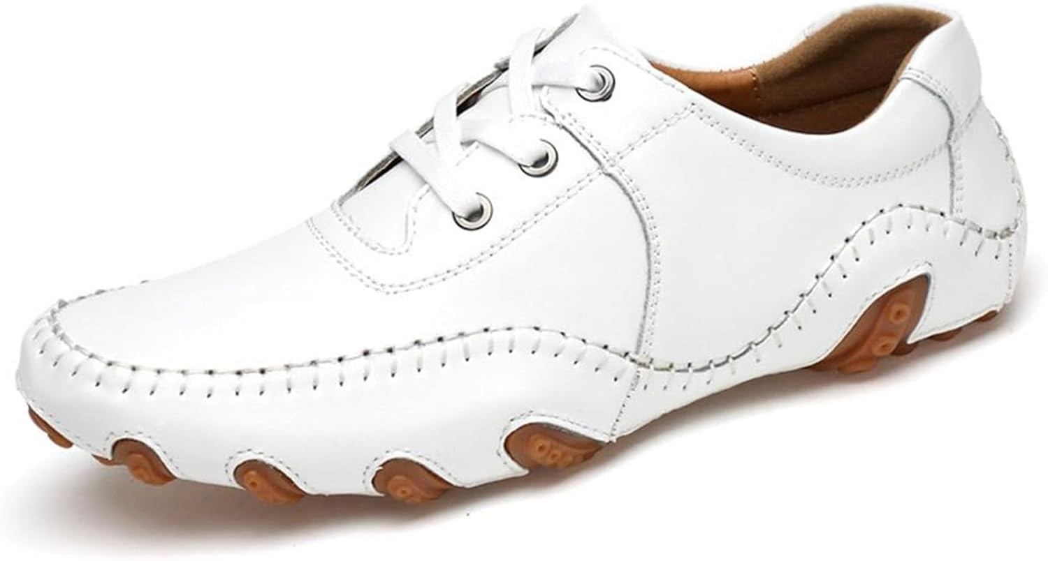 Мужские удобные дышащие кожаные мокасины для вождения Xinduoyu, белый
Мужские удобные дышащие кожаные мокасины для вождения Xinduoyu, белый