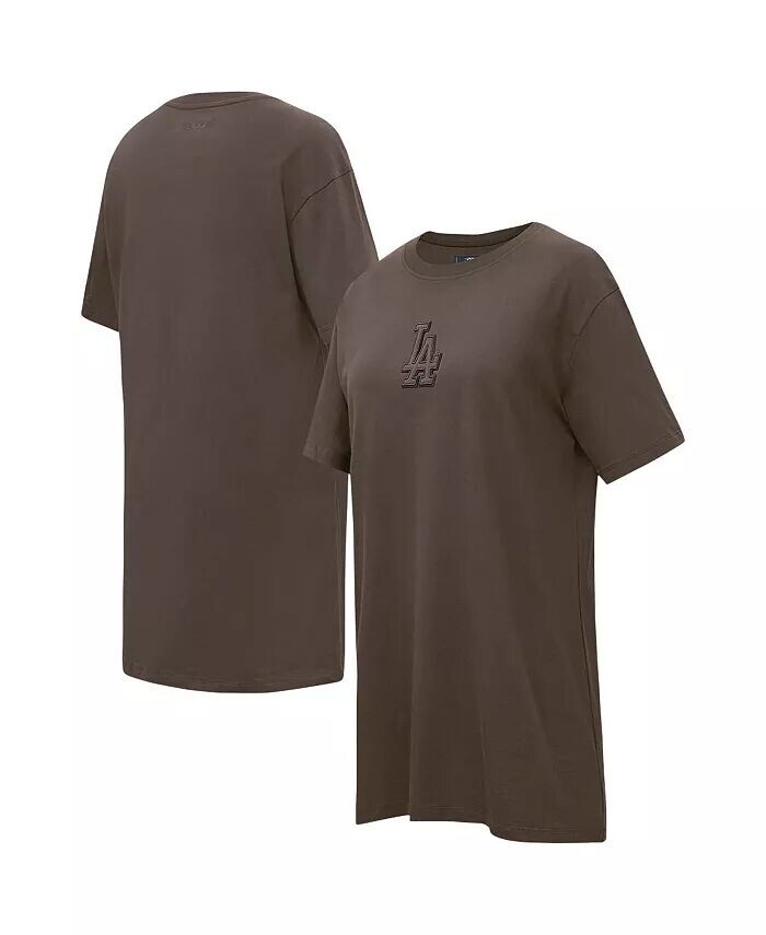 Женское коричневое платье-футболка нейтрального цвета Los Angeles Dodgers Pro Standard, коричневый
Женское коричневое платье-футболка нейтрального цвета Los Angeles Dodgers Pro Standard, коричневый