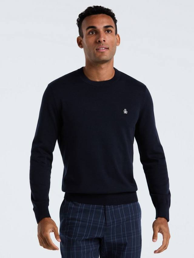 Хлопковый джемпер с круглым вырезом Original Penguin, Dark Sapphire
Хлопковый джемпер с круглым вырезом Original Penguin, Dark Sapphire