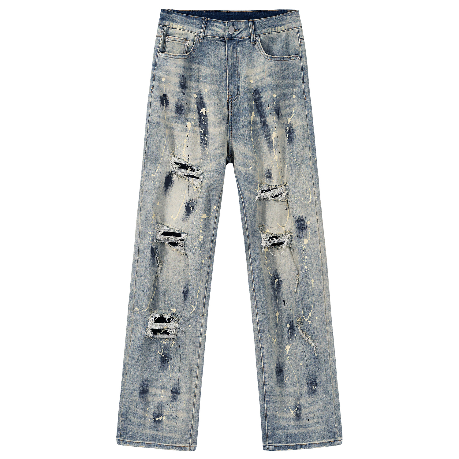 Антивоенный нож разрушает дизайн Унисекс джинсы XINYINSU, Темный светло-голубой
Антивоенный нож разрушает дизайн Унисекс джинсы XINYINSU, Темный светло-голубой