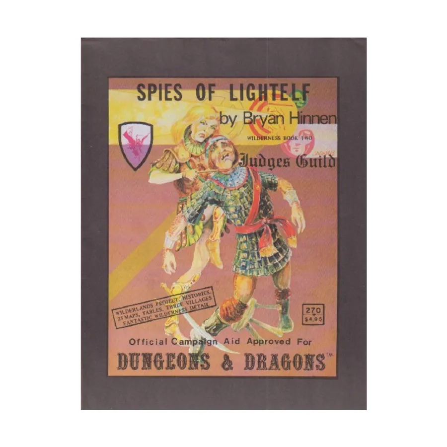Модуль Spies of Lightelf (1st Printing), Dungeons & Dragons Fantasy Modules (N - S) (Judges Guild)
Модуль Spies of Lightelf (1st Printing), Dungeons & Dragons Fantasy Modules (N - S) (Judges Guild)