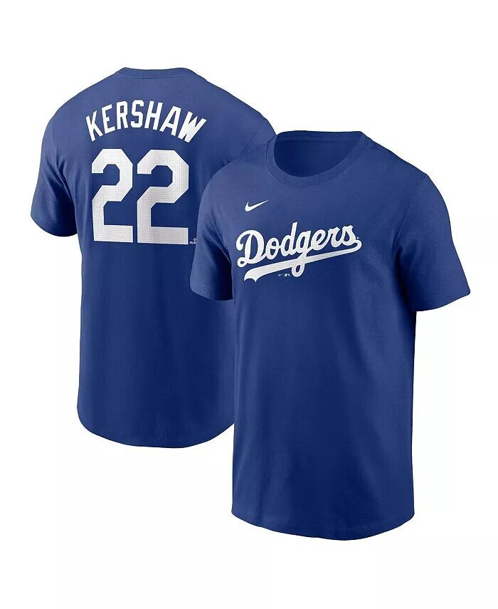 Мужская футболка Clayton Kershaw Royal Los Angeles Dodgers Fuse с именем и номером Nike, синий
Мужская футболка Clayton Kershaw Royal Los Angeles Dodgers Fuse с именем и номером Nike, синий