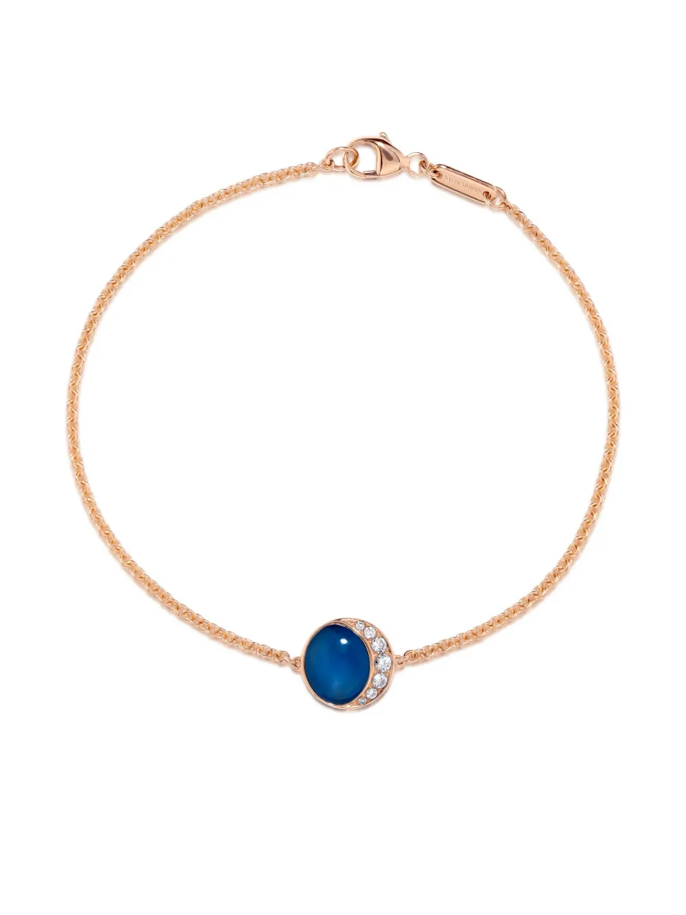 Браслет Fortuna из 18-каратного розового золота с бриллиантами и агатом David Morris
Браслет Fortuna из 18-каратного розового золота с бриллиантами и агатом David Morris