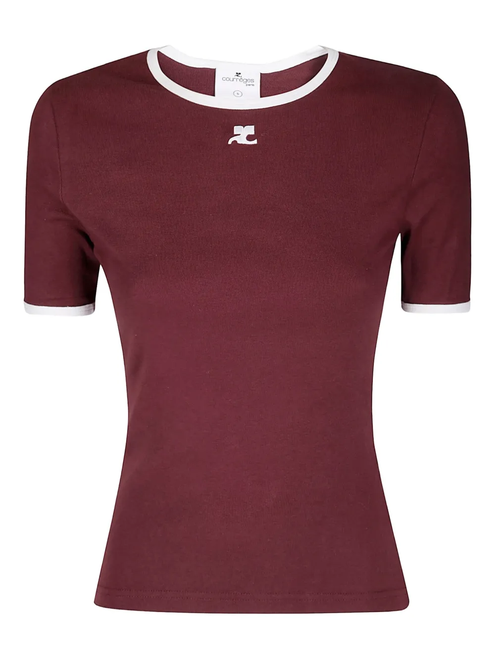 Футболка с контрастным фирменным логотипом Courrèges, красный
Футболка с контрастным фирменным логотипом Courrèges, красный