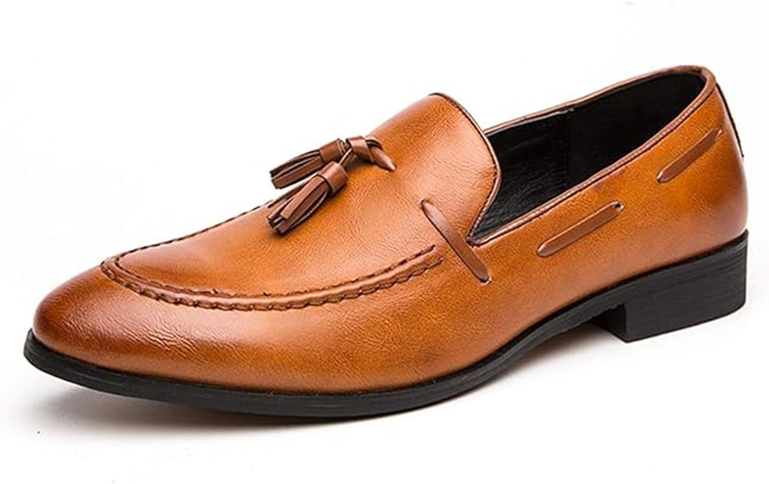 Мужские лоферы из натуральной кожи с зауженным носком, без шнуровки, с противоскользящей подошвой, для вечеринок Xinduoyu, коричневый
Мужские лоферы из натуральной кожи с зауженным носком, без шнуровки, с противоскользящей подошвой, для вечеринок Xinduoyu, коричневый