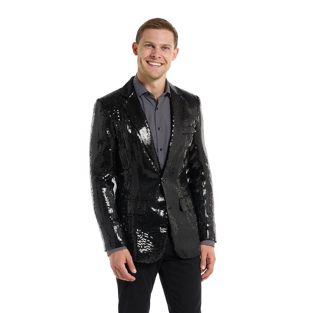 Мужской пиджак Suitmeister для рождественской, новогодней вечеринки, цвет Sequins Black
Мужской пиджак Suitmeister для рождественской, новогодней вечеринки, цвет Sequins Black