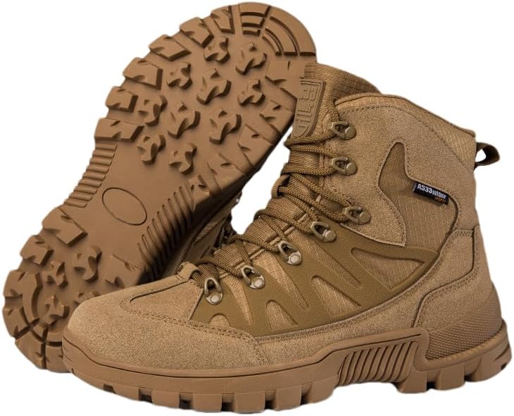 Мужские армейские ботинки, всепогодная обувь, мужские тактические ботинки, защитная стильная рабочая обувь с противоскользящей подошвой, для походов и работы на открытом воздухе Xmncg, коричневый
Мужские армейские ботинки, всепогодная обувь, мужские тактические ботинки, защитная стильная рабочая обувь с противоскользящей подошвой, для походов и работы на открытом воздухе Xmncg, коричневый