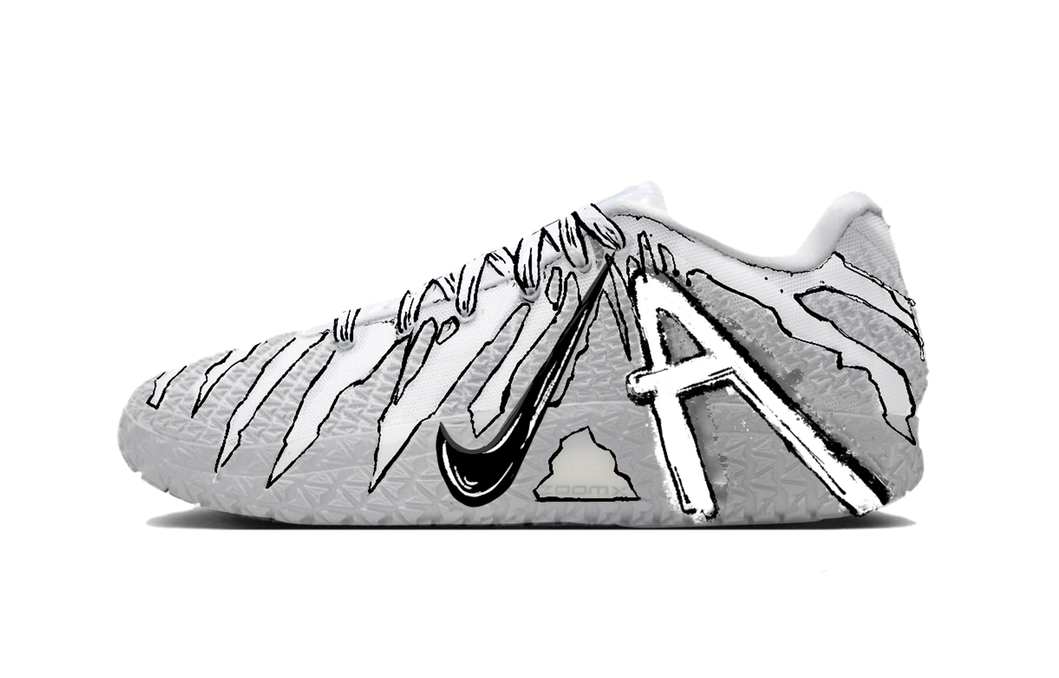 Nike Кроссовки баскетбольные Ja Morant 3 Anime нескользящие мужские низкие серо-белые, цвет Gray White
Nike Кроссовки баскетбольные Ja Morant 3 Anime нескользящие мужские низкие серо-белые, цвет Gray White