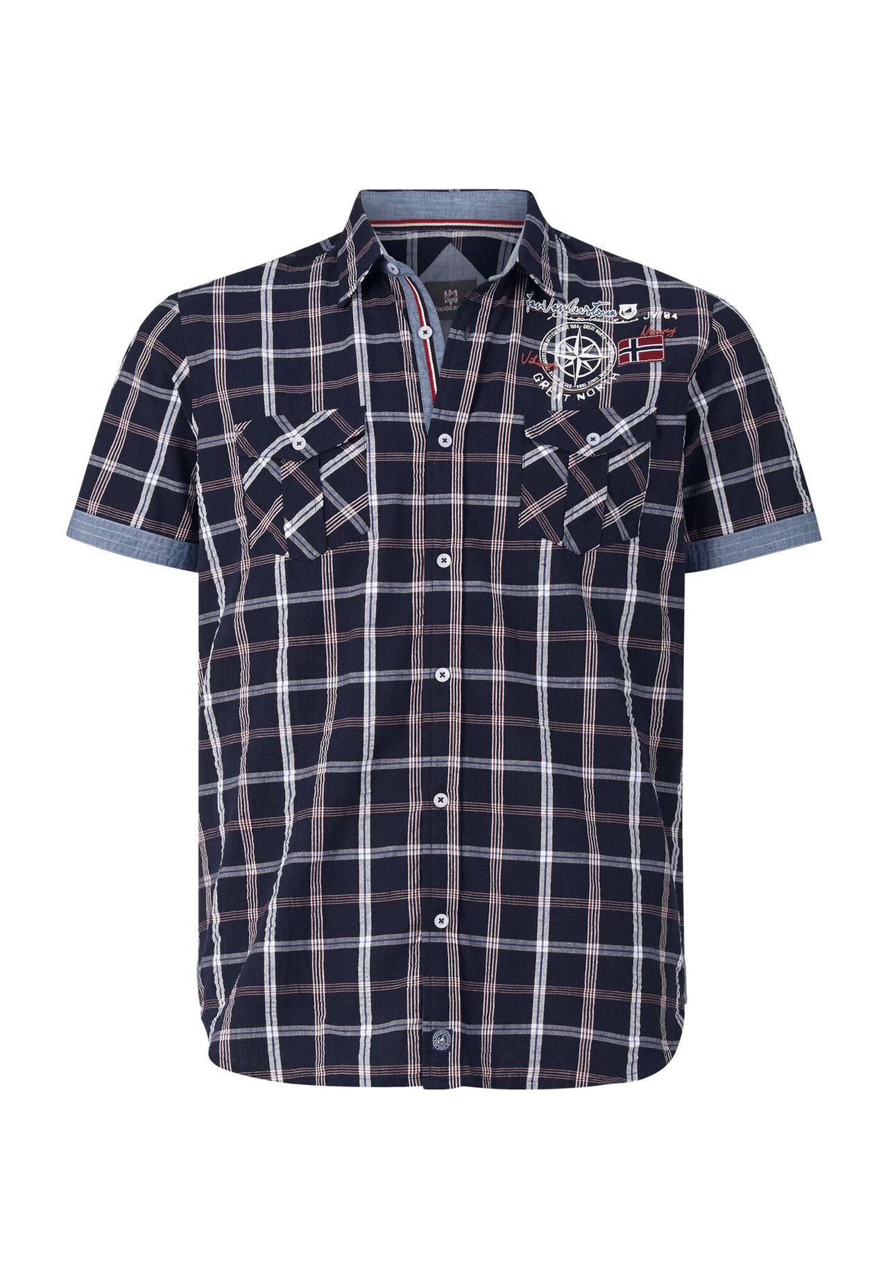 Рубашка с коротким рукавом BERTY JAN VANDERSTORM, темно-синий
Рубашка с коротким рукавом BERTY JAN VANDERSTORM, темно-синий