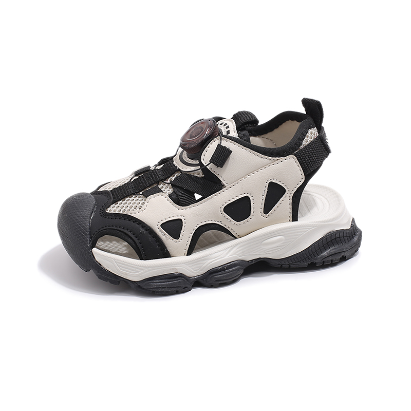 Детские сандалии с противоскользящей подошвой, износостойкие, дышащие, с защитой от ударов ZIJIAN, черный
Детские сандалии с противоскользящей подошвой, износостойкие, дышащие, с защитой от ударов ZIJIAN, черный