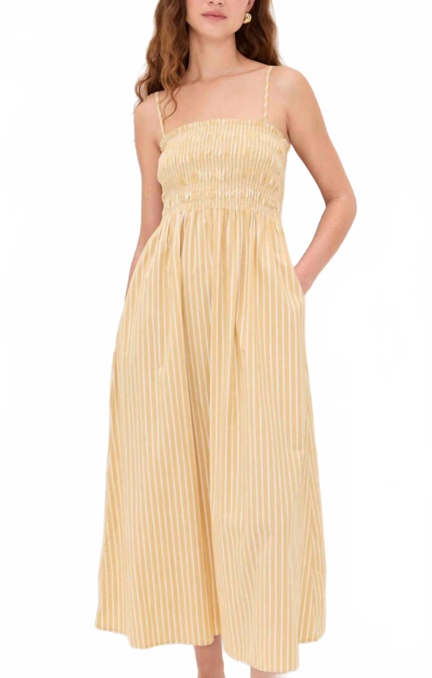 Бьянка платье с присборенным лифом в пляжную песочную полоску PISTOLA, Beach Sand Stripe
Бьянка платье с присборенным лифом в пляжную песочную полоску PISTOLA, Beach Sand Stripe