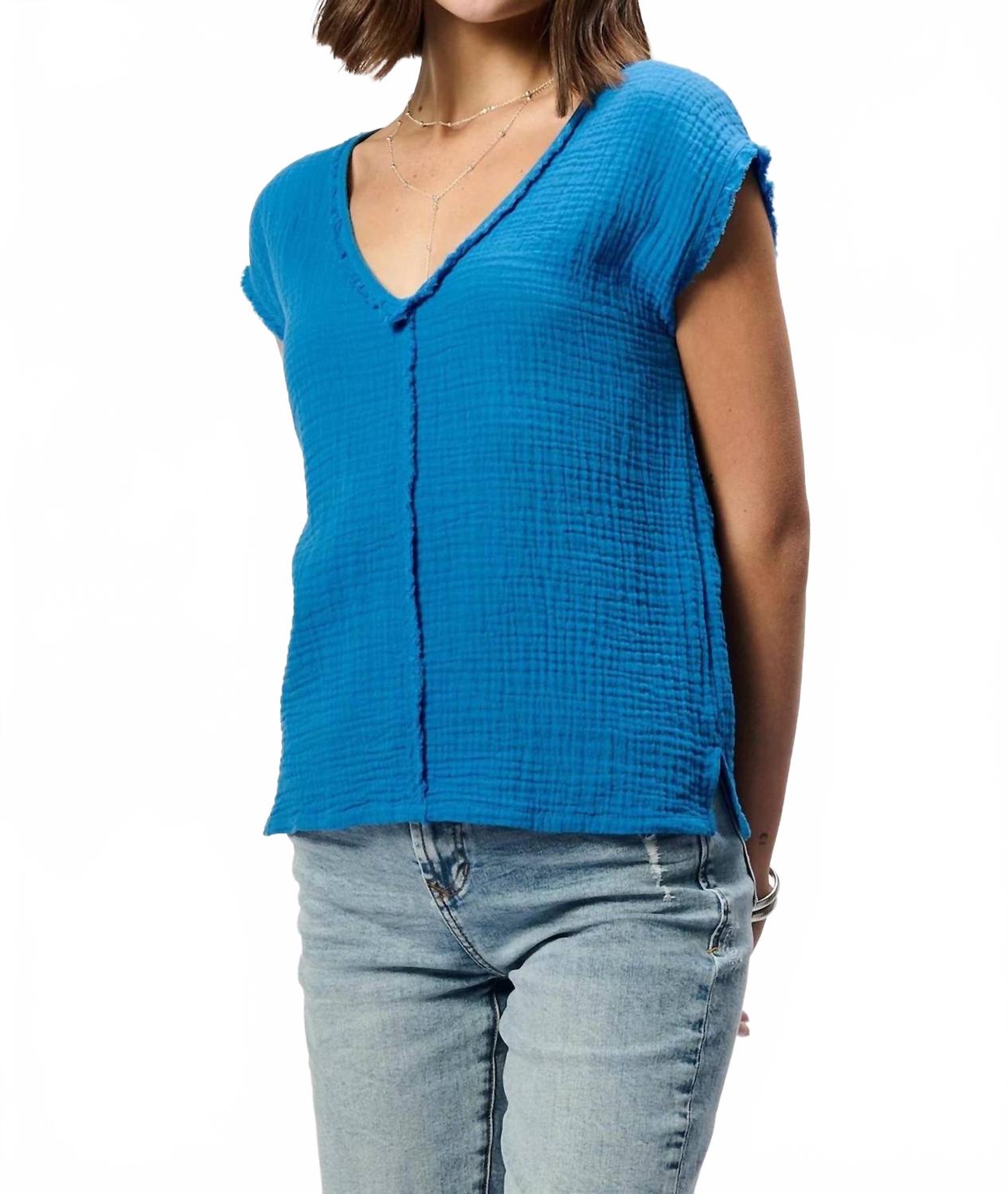 Топ Иззи из марли в синем Another Love
Топ Иззи из марли в синем Another Love