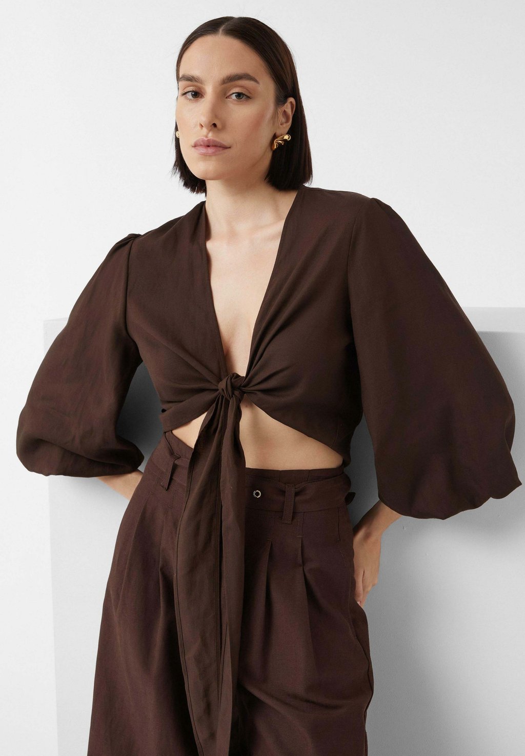Блуза comma, темно-коричневый
Блуза comma, темно-коричневый