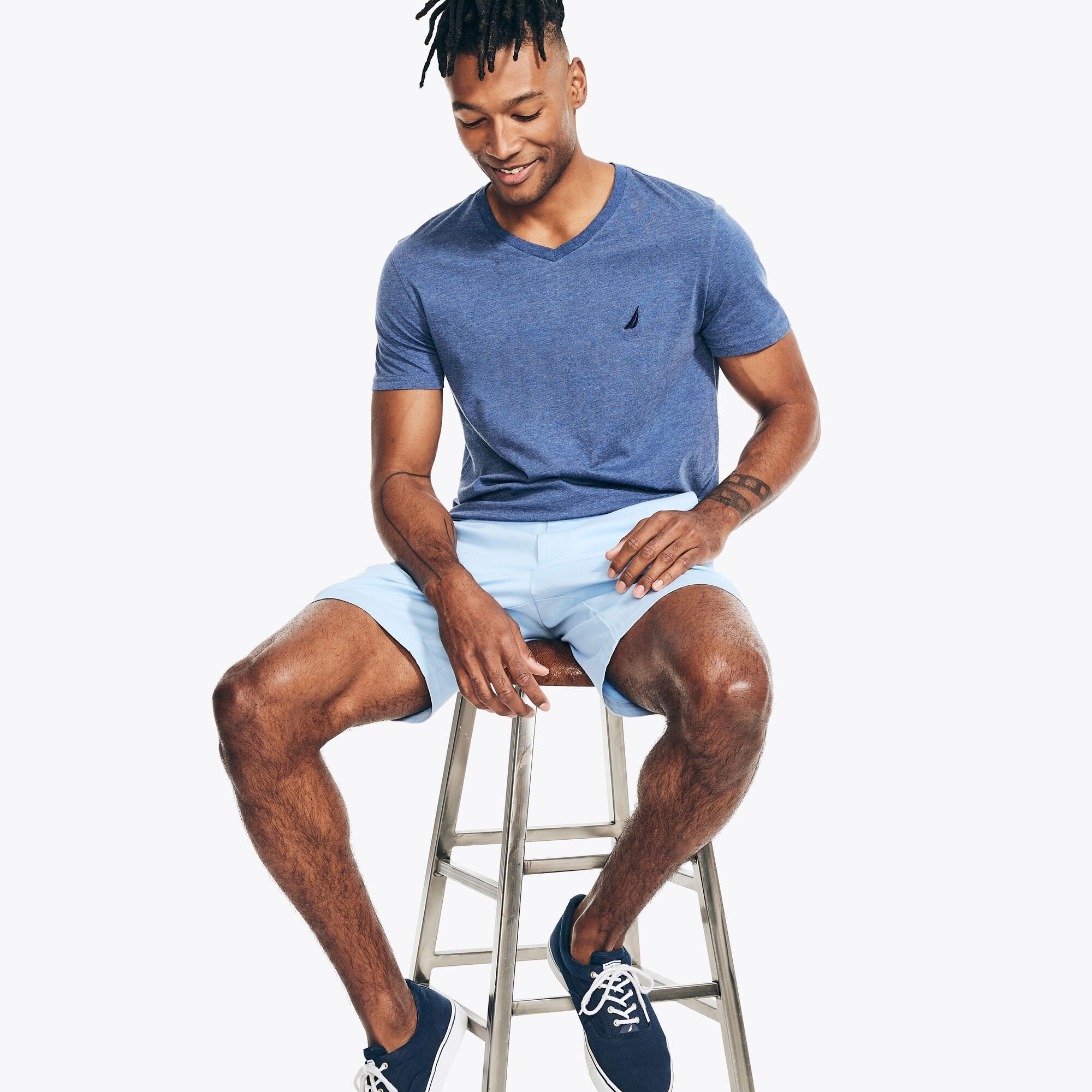 Футболка Nautica Heather с V-образным вырезом, цвет steller blue heather, Синий, Футболка Nautica Heather с V-образным вырезом, цвет steller blue heather
Футболка Nautica Heather с V-образным вырезом, цвет steller blue heather, Синий, Футболка Nautica Heather с V-образным вырезом, цвет steller blue heather