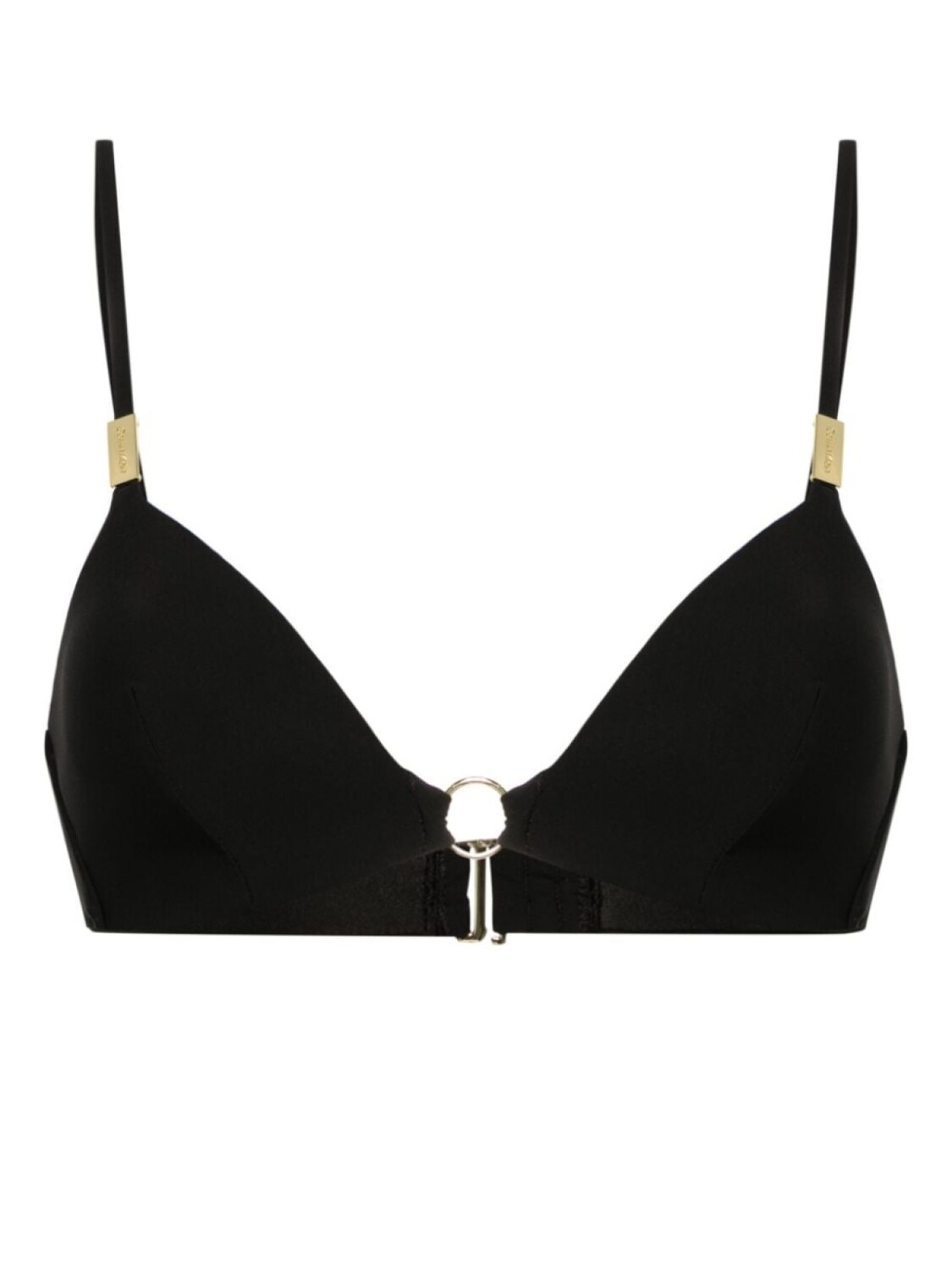 Calvin Klein топ бикини с плотными треугольными чашками, черный
Calvin Klein топ бикини с плотными треугольными чашками, черный