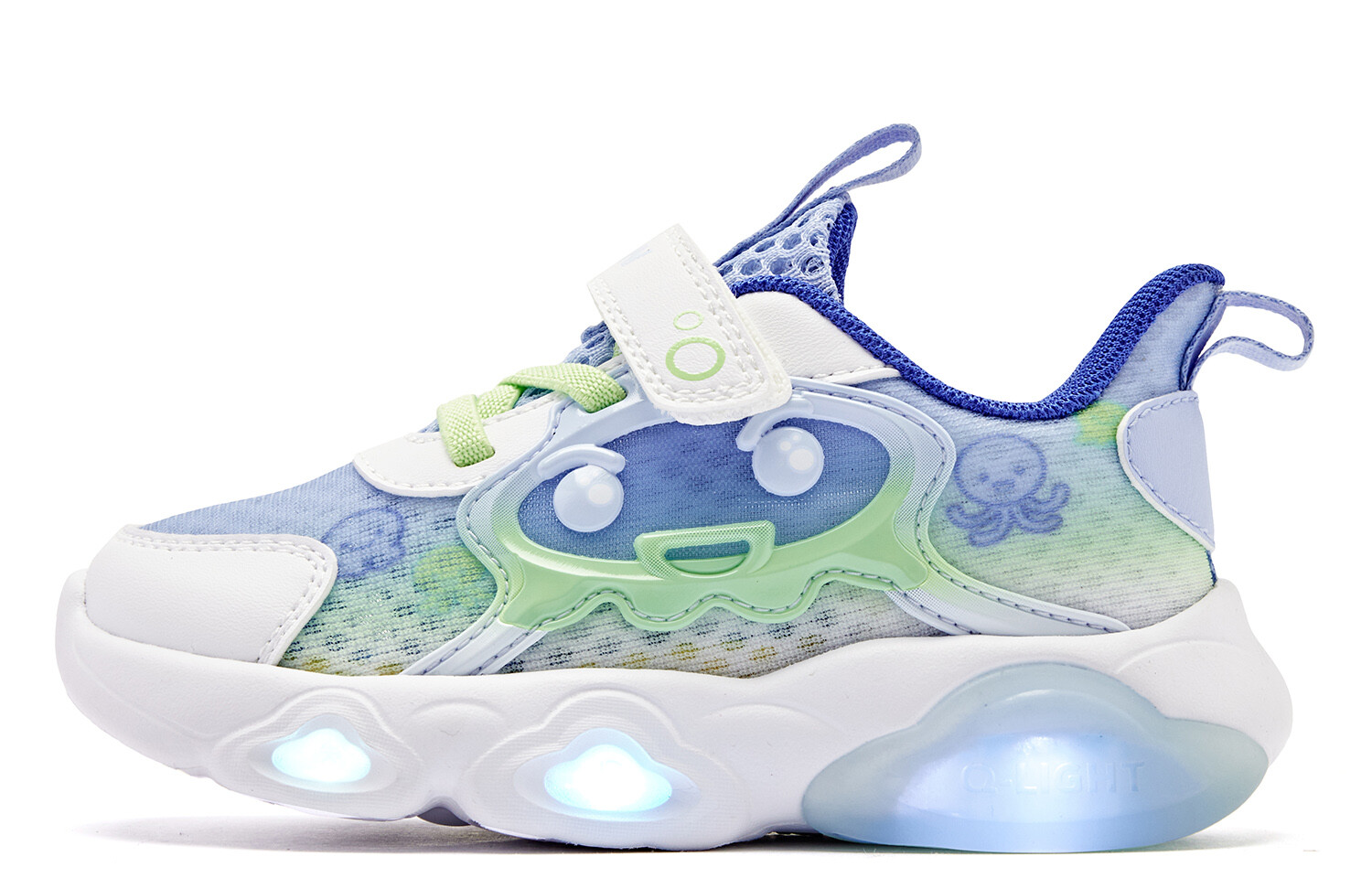 Обувь для малышей, кроссовки Qiaodan, цвет Misty Blue/Phantom Blue 
Обувь для малышей, кроссовки Qiaodan, цвет Misty Blue/Phantom Blue