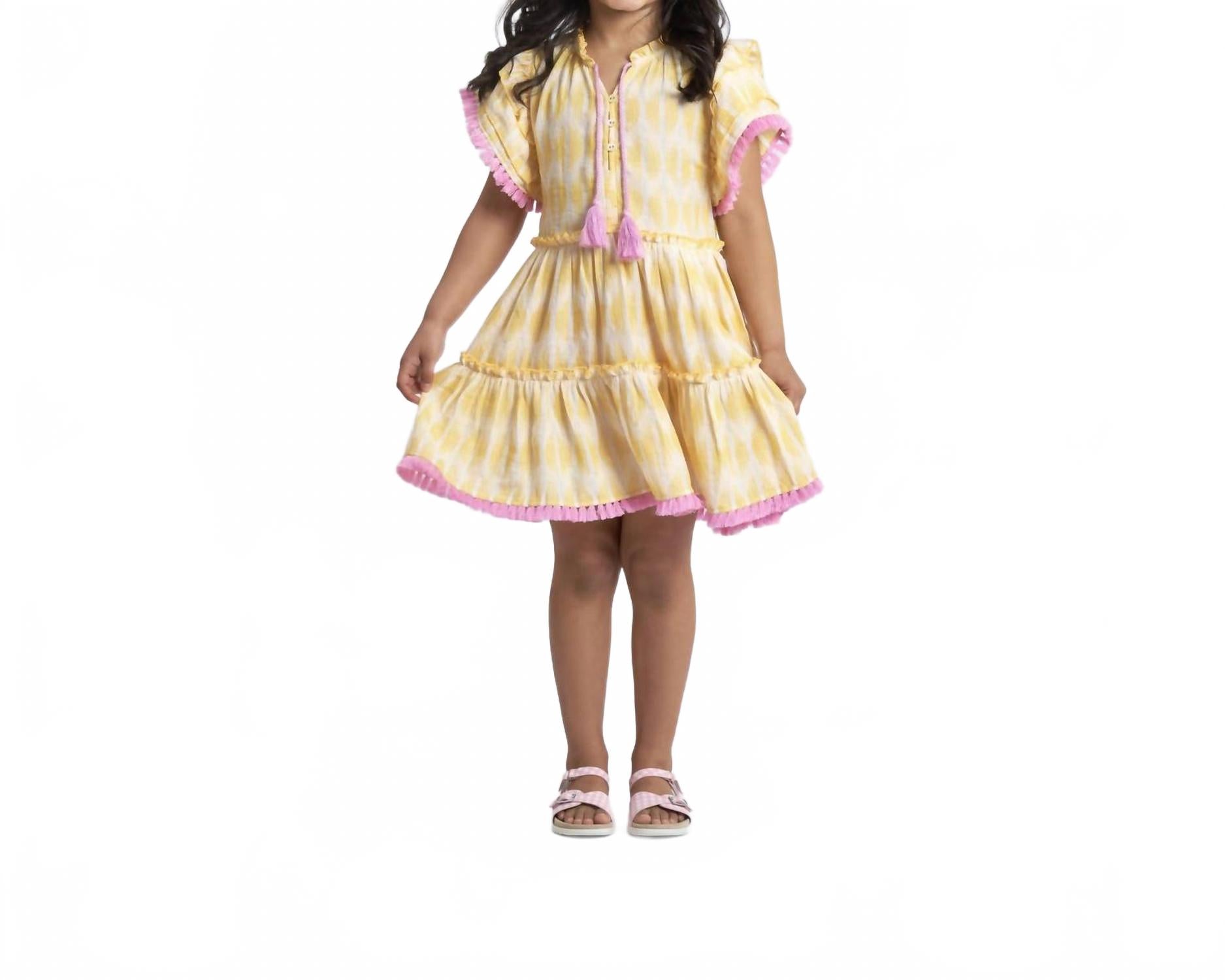 Детское платье "Ты мое солнышко" в желто-розовом цвете Sonny Side Up
Детское платье "Ты мое солнышко" в желто-розовом цвете Sonny Side Up