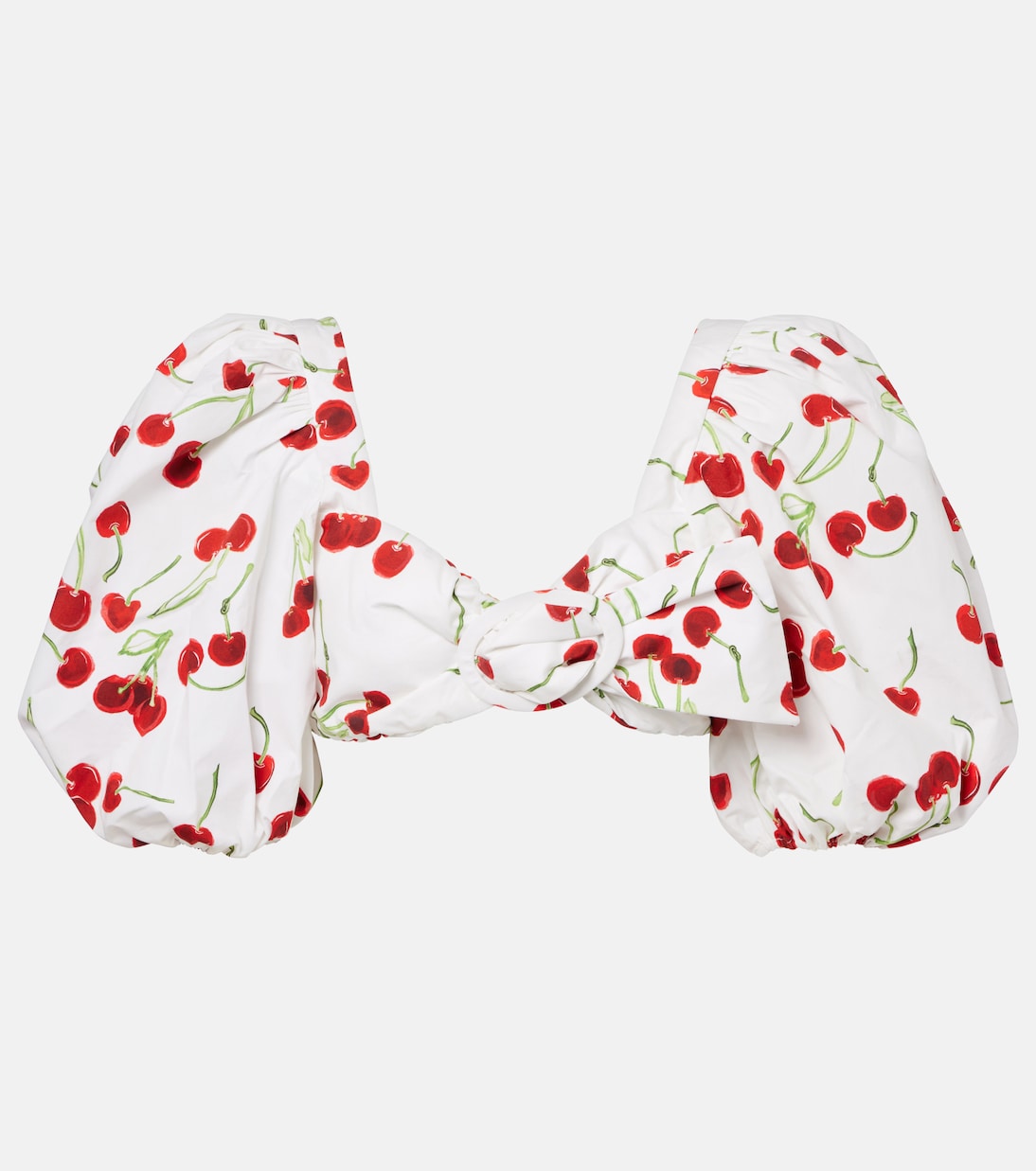 Хлопковый топ-бандо с принтом Adriana Degreas, белый
Хлопковый топ-бандо с принтом Adriana Degreas, белый