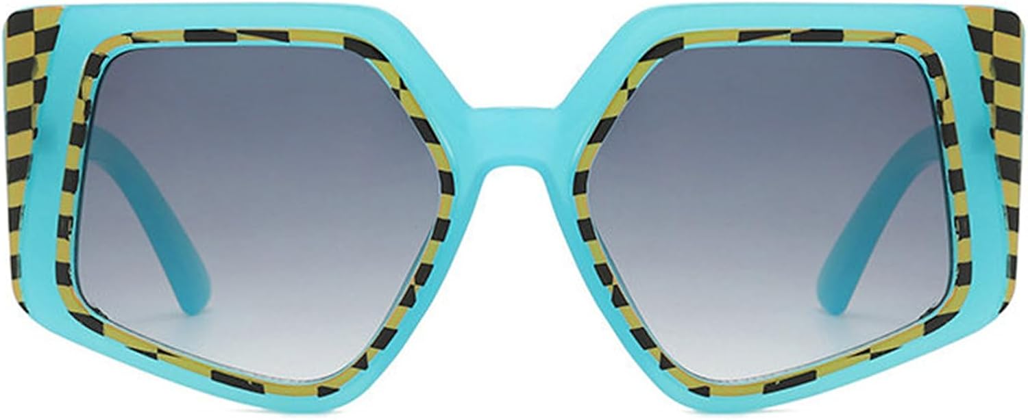 Солнцезащитные очки Willochra Luxury Irregular Polygon Square для женщин, винтажные солнцезащитные очки с градиентным переходом, черные очки с леопардовым принтом F27, Blue
Солнцезащитные очки Willochra Luxury Irregular Polygon Square для женщин, винтажные солнцезащитные очки с градиентным переходом, черные очки с леопардовым принтом F27, Blue