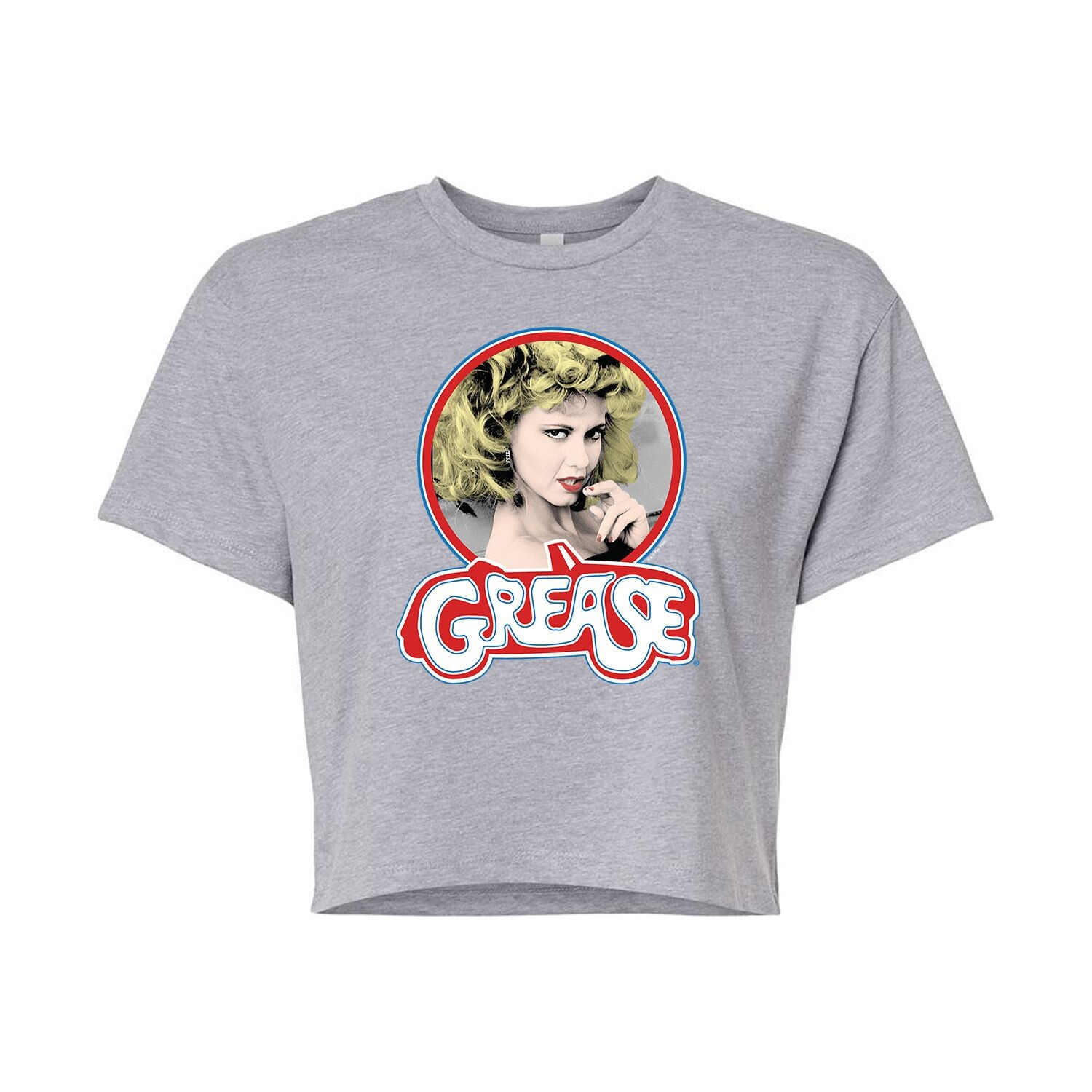 Укороченная футболка с рисунком Juniors' Grease Sandy Head Shot Licensed Character, серый
Укороченная футболка с рисунком Juniors' Grease Sandy Head Shot Licensed Character, серый