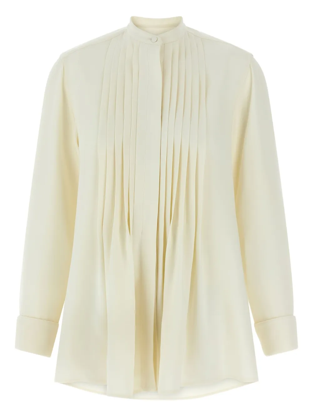 Рубашка с плиссированной вставкой (пластроном) Brioni, белый
Рубашка с плиссированной вставкой (пластроном) Brioni, белый