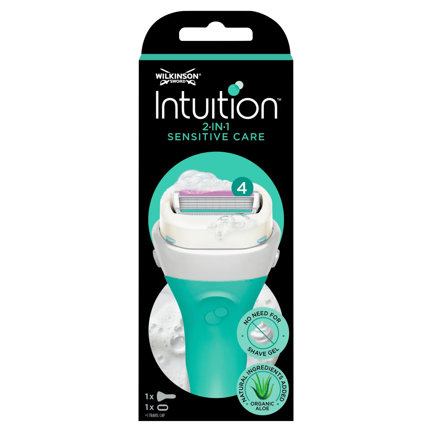 Бритва Wilkinson Sword Intuition Sensitive Care, 1 шт.
Бритва Wilkinson Sword Intuition Sensitive Care, 1 шт.