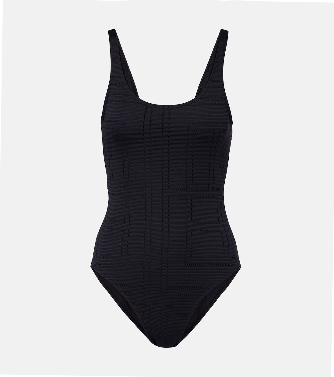 Монограммный джерси купальник Toteme, черный
Монограммный джерси купальник Toteme, черный