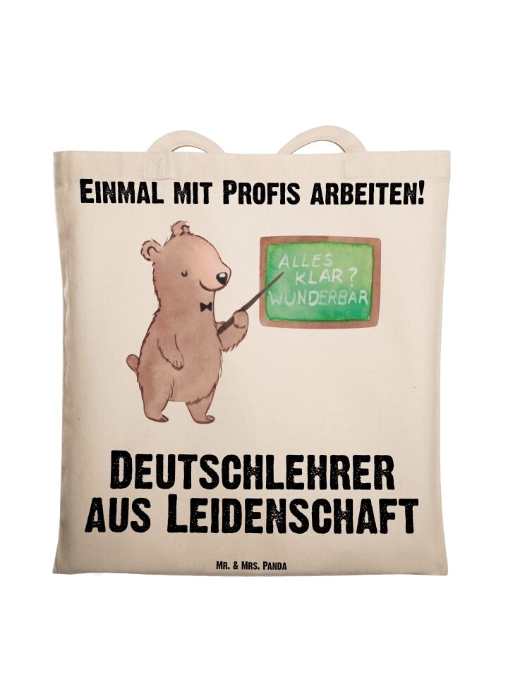 Сумка Mr. & Mrs. Panda Tragetasche Deutschlehrer Leidenschaft mit Spruch, кремовый
Сумка Mr. & Mrs. Panda Tragetasche Deutschlehrer Leidenschaft mit Spruch, кремовый