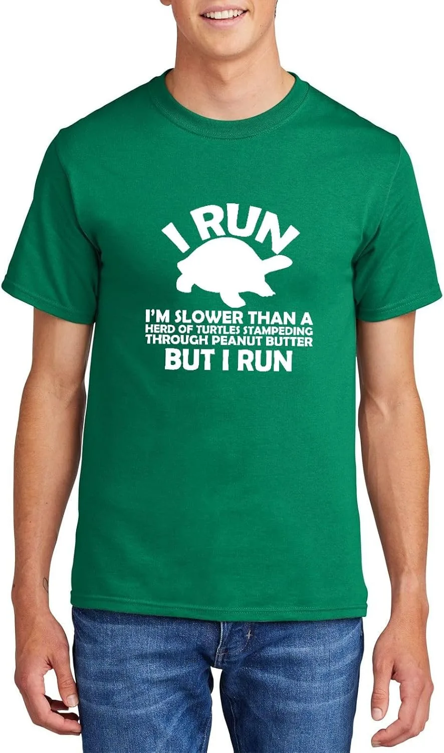 Футболка I Run I'm Slower Than A Herd of Turtles in Peanut Butter Comical Shirt
Футболка I Run I'm Slower Than A Herd of Turtles in Peanut Butter Comical Shirt