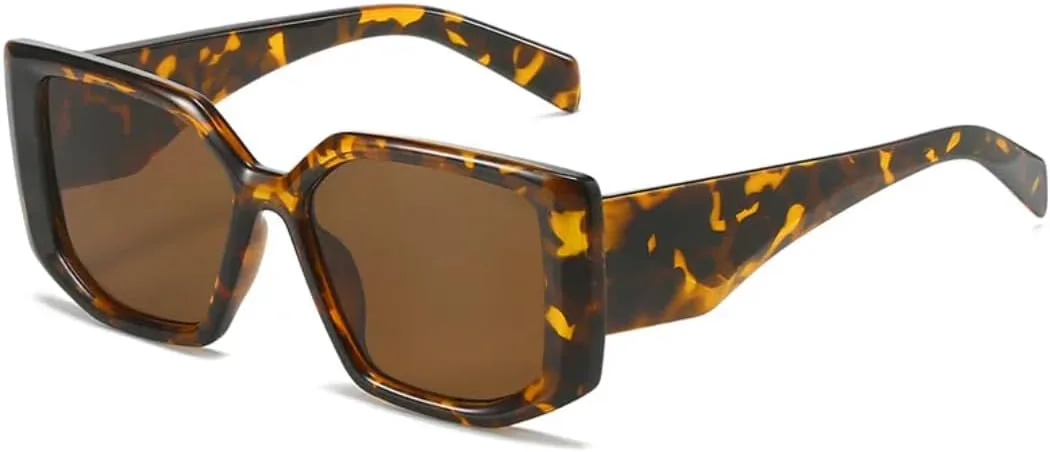 Модные квадратные солнцезащитные очки для женщин в винтажном стиле, роскошная оправа, защита от УФ-излучения UV400, увеличенного размера UATXTAU, Leopard
Модные квадратные солнцезащитные очки для женщин в винтажном стиле, роскошная оправа, защита от УФ-излучения UV400, увеличенного размера UATXTAU, Leopard