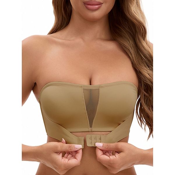 Женский бесшовный бра-топ с сетчатой вставкой и push-up эффектом Inspire Chic, Khaki
Женский бесшовный бра-топ с сетчатой вставкой и push-up эффектом Inspire Chic, Khaki