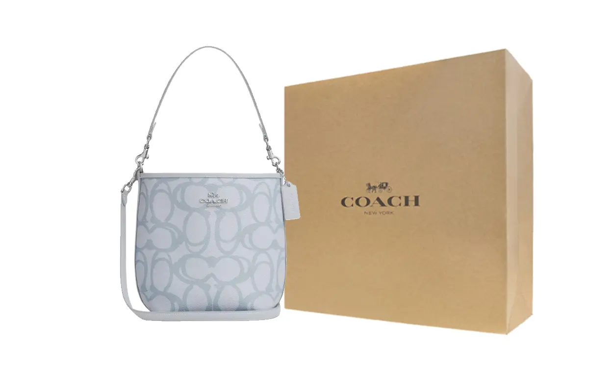 COACH Городская сумка-ведро из прорезиненного хлопка
COACH Городская сумка-ведро из прорезиненного хлопка