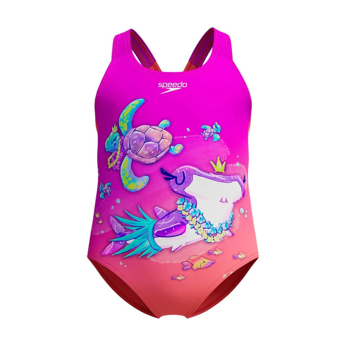Детский купальник для девочек с цифровой печатью Speedo, зеленый
Детский купальник для девочек с цифровой печатью Speedo, зеленый
