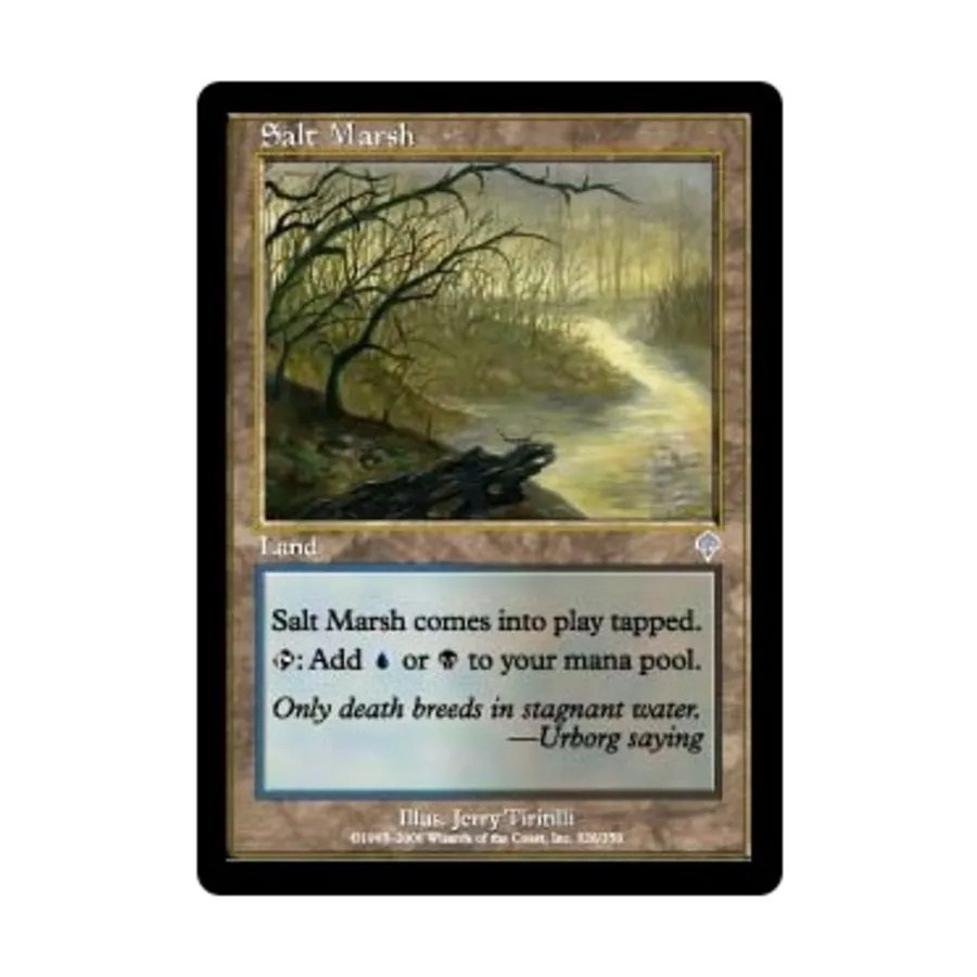 CCG Соленое болото (U), MTG - Invasion 
CCG Соленое болото (U), MTG - Invasion